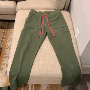 DARK OLIVE FIGS SCRUB PANTS